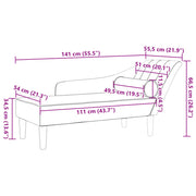 Sofá Divan com almofadas de veludo creme V4462 Vetonek