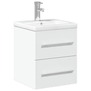 Vetonek Mueble de baño con lavabo integrado blanco