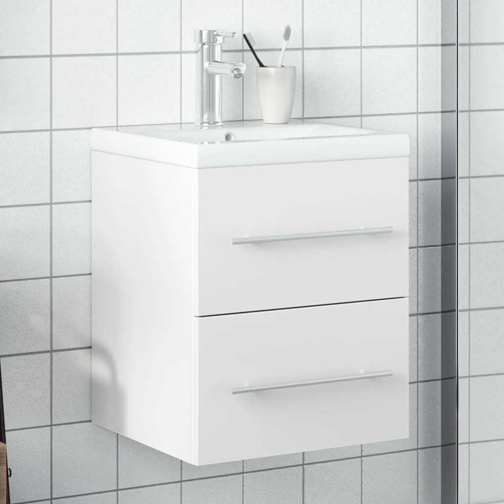 Mueble de baño con lavabo integrado blanco v5615 Vetonek