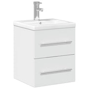 Mueble de baño con lavabo integrado blanco brillo V5677 Vetonek