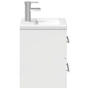 Mueble de baño con lavabo integrado blanco brillo V5677 Vetonek