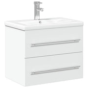 Vetonek Mueble de baño con lavabo integrado blanco