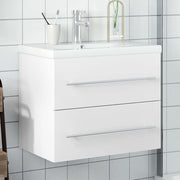 Mueble de baño con lavabo integrado blanco v5707 Vetonek