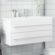 Mueble de baño con lavabo integrado blanco v6001 Vetonek
