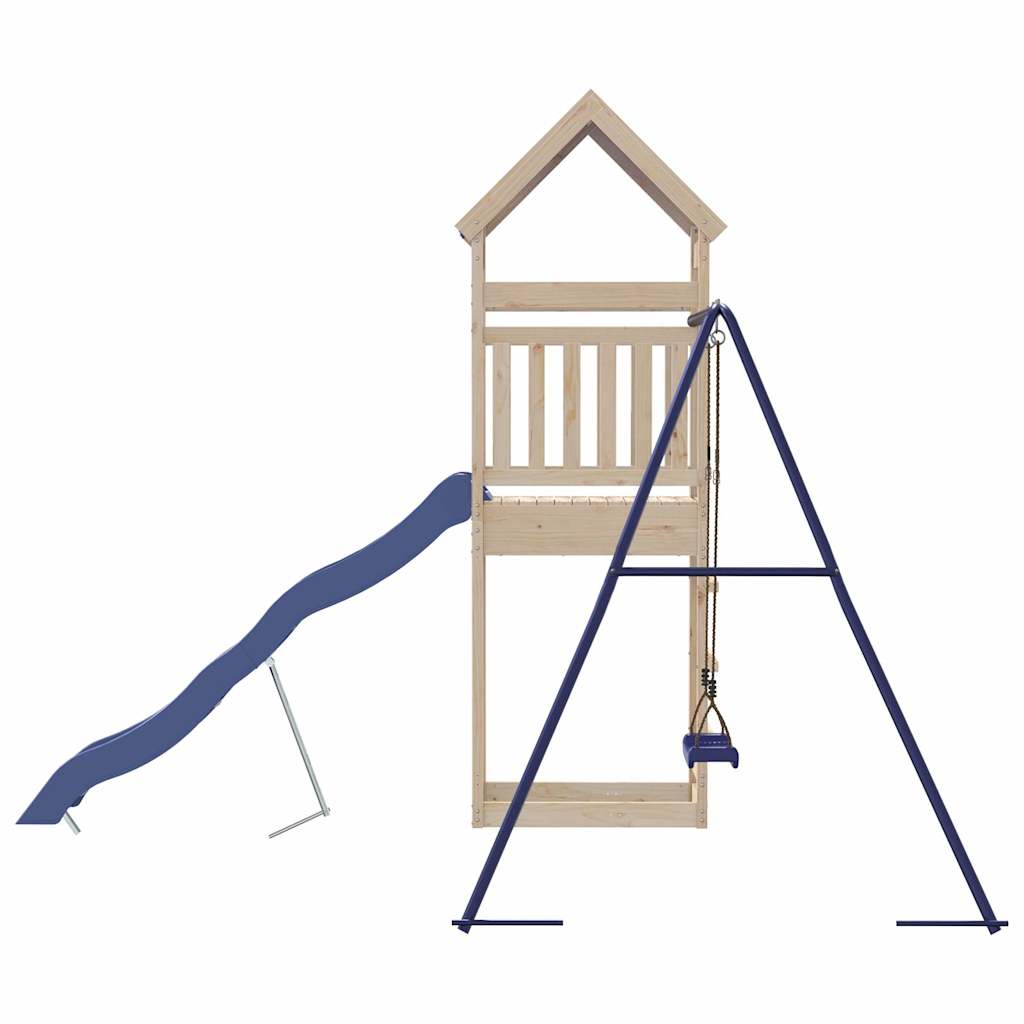 Parque infantil exterior em madeira maciça de pinho V6113 Vetonek