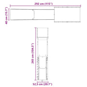 Parque infantil exterior em madeira maciça de pinho V6205 Vetonek