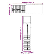 Parque infantil exterior em madeira maciça de pinho V6236 Vetonek