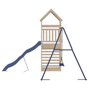 Parque infantil exterior em madeira maciça de pinho V6328 Vetonek