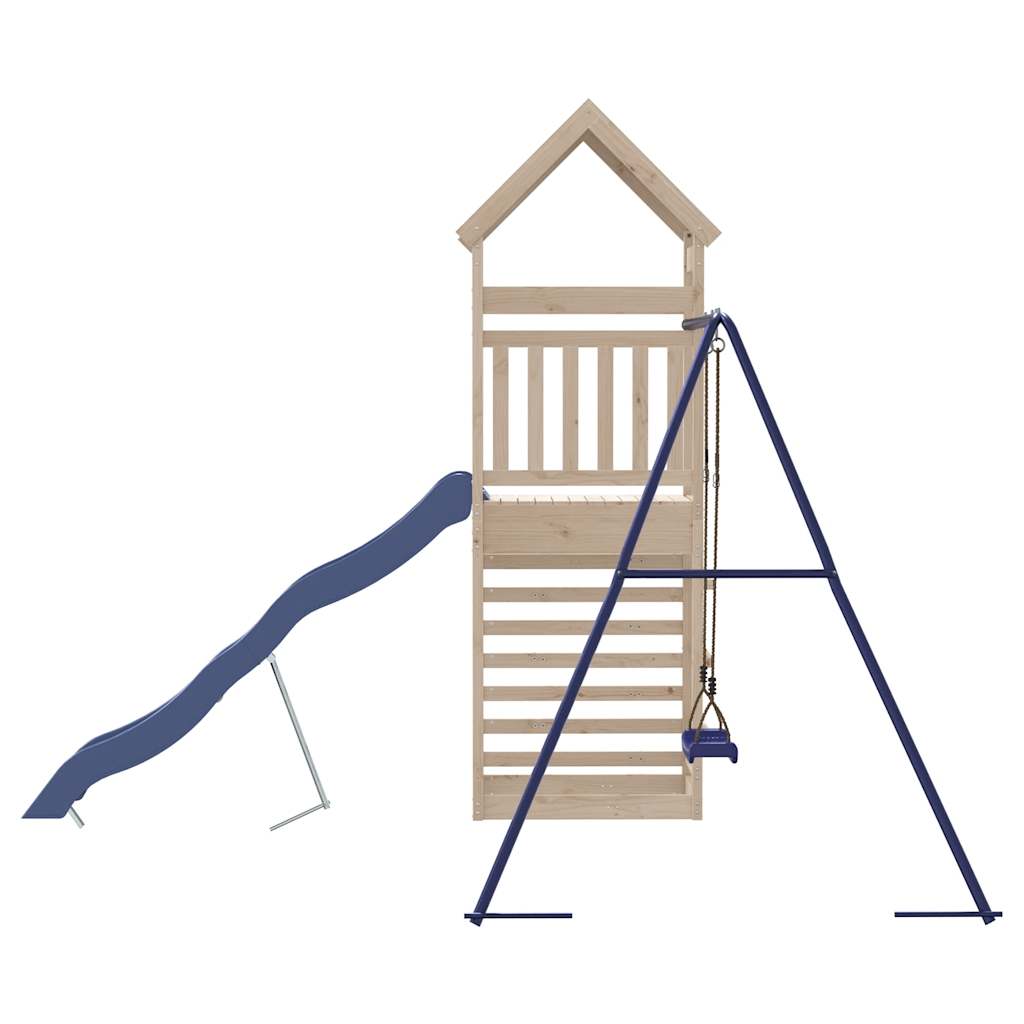 Parque infantil exterior em madeira maciça de pinho V6328 Vetonek