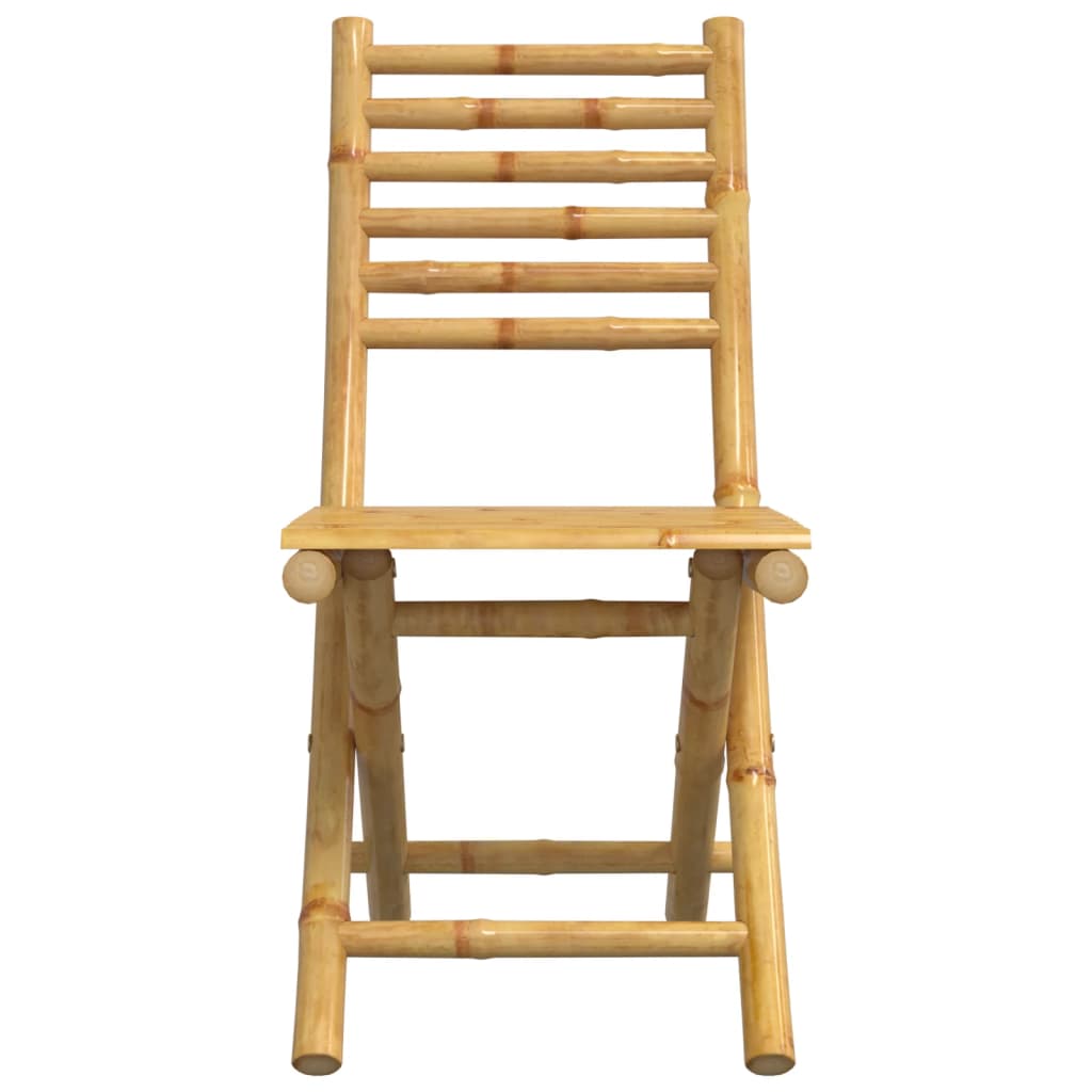 Folding garden chairs 6 units bamboo 43x54x88 cm v8391 - Vetonek