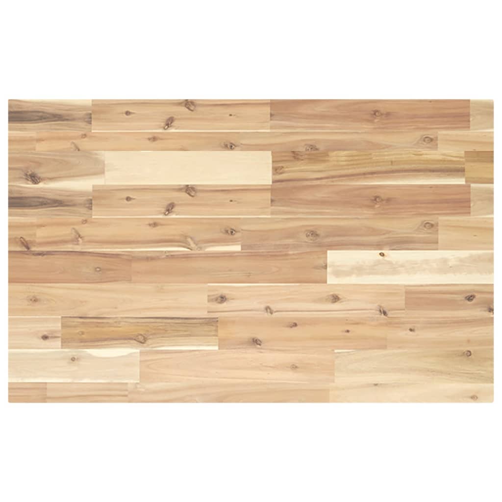 Vetonek Tablero escritorio madera maciza acacia sin tratar 100x50x4 cm