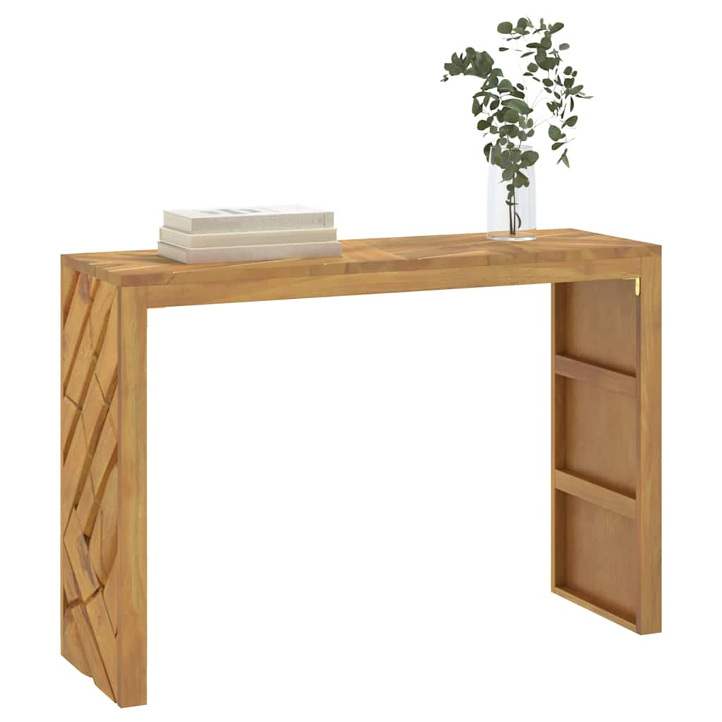 Vetonek Mesa consola madera maciza de teca 110x35x75 cm