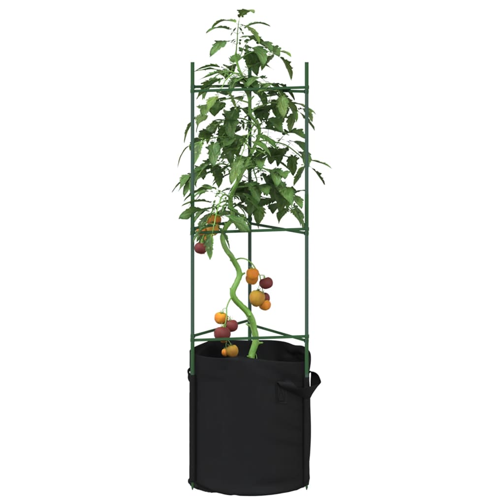 Vetonek Tutor para tomates con bolsa 2 uds de acero y PP 116 cm