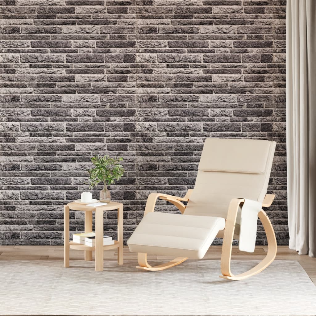 Vetonek Paneles de pared 3D 10 unidades EPS gris antracita 100x50 cm