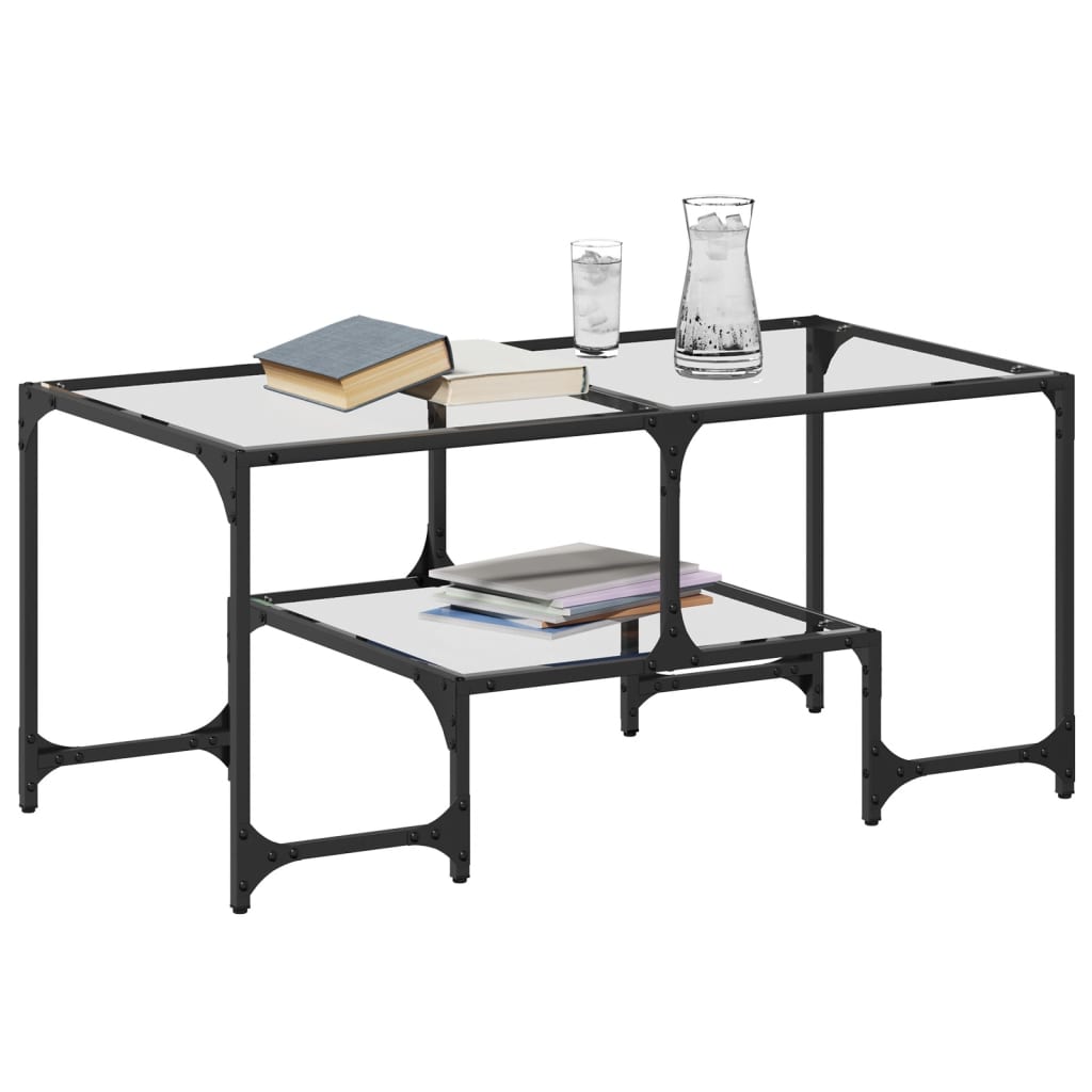 Central Center Table 98.5x50x45 cm steel