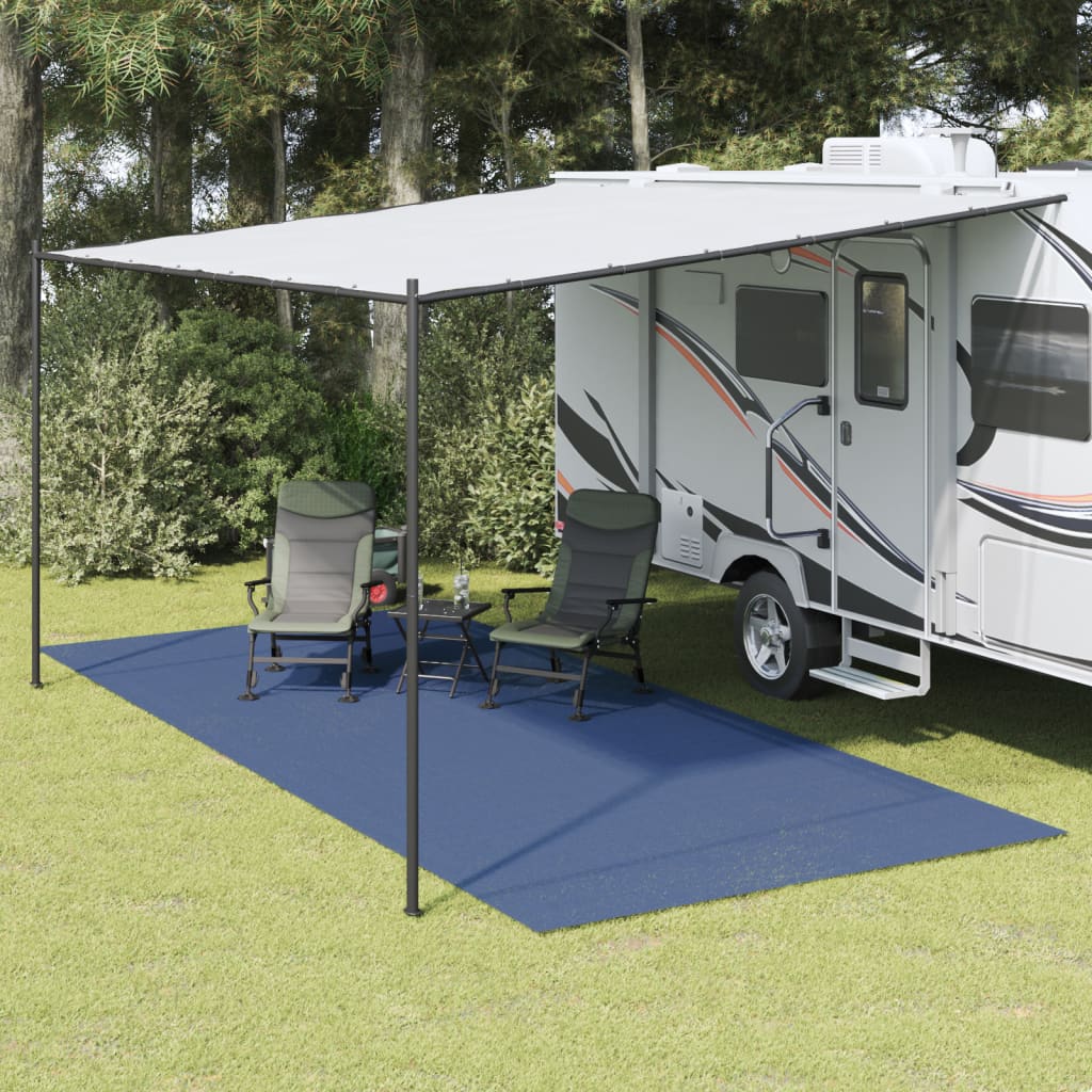 Vetonek Alfombrilla de camping azul 5,5x2,5 m