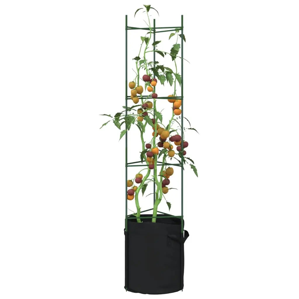 Vetonek Tutores para tomates con bolsa 8 uds de acero y PP 154 cm