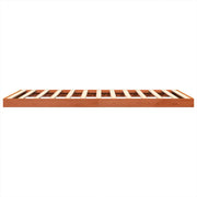 Estructura de cama sin colchón madera maciza marrón 135x190 cm v0360 - Vetonek