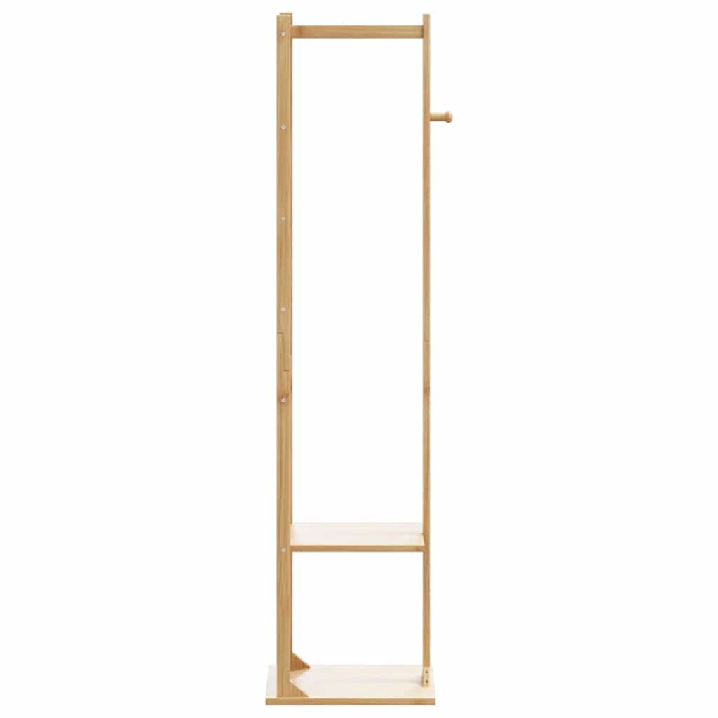 Drill with hooks and shelves 38.5x30x156 cm bamboo