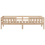 Estructura de cama sin colchón madera maciza de pino 90x190 cm v8656 - Vetonek