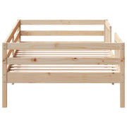 Estructura de cama sin colchón madera maciza de pino 90x190 cm v8656 - Vetonek