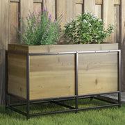 Jardinière en bois de pin imprégné 80x40x50 cm v9189 Vetonek