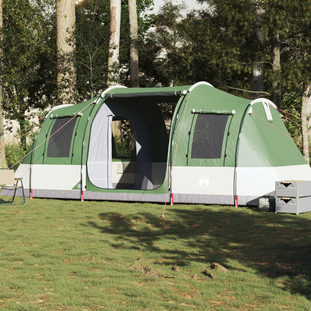 Tenda de túnel para 4 pessoas verdes à prova d'água