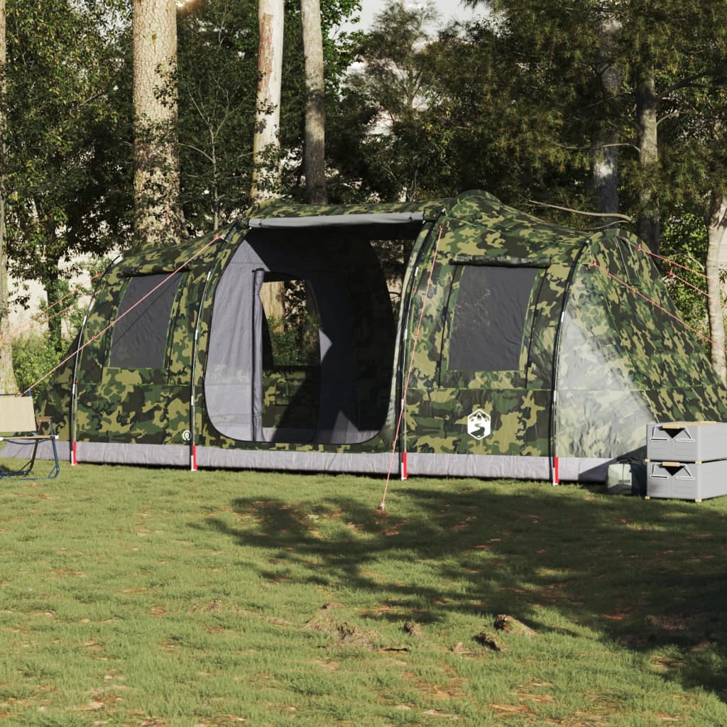 Tienda de campaña túnel para 4 personas impermeable camuflaje