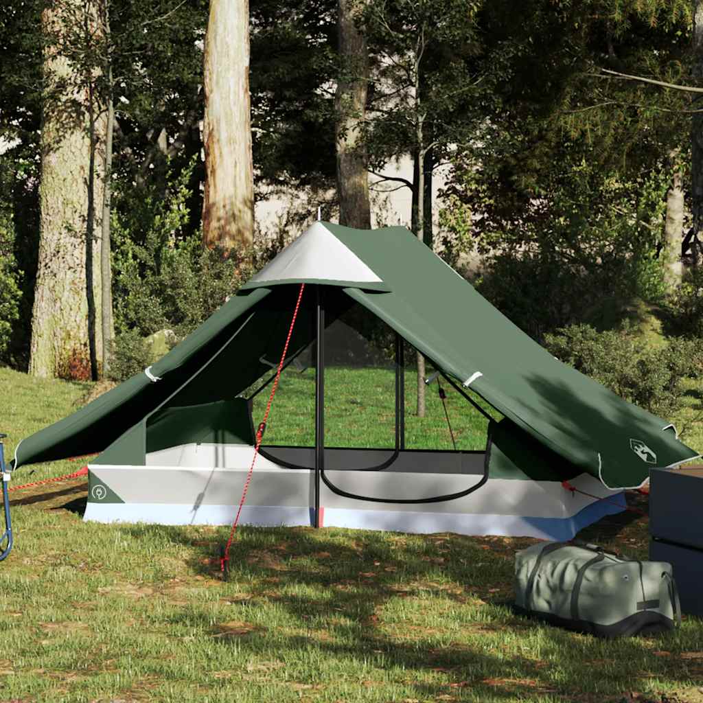 Vetonek Tienda de campaña para 2 personas impermeable verde