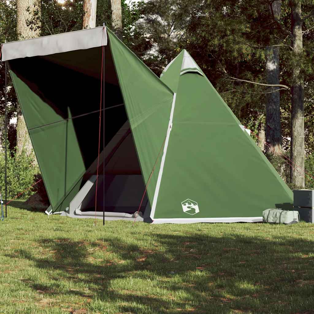 Vetonek Tienda de campaña familiar tipi 6 personas impermeable verde