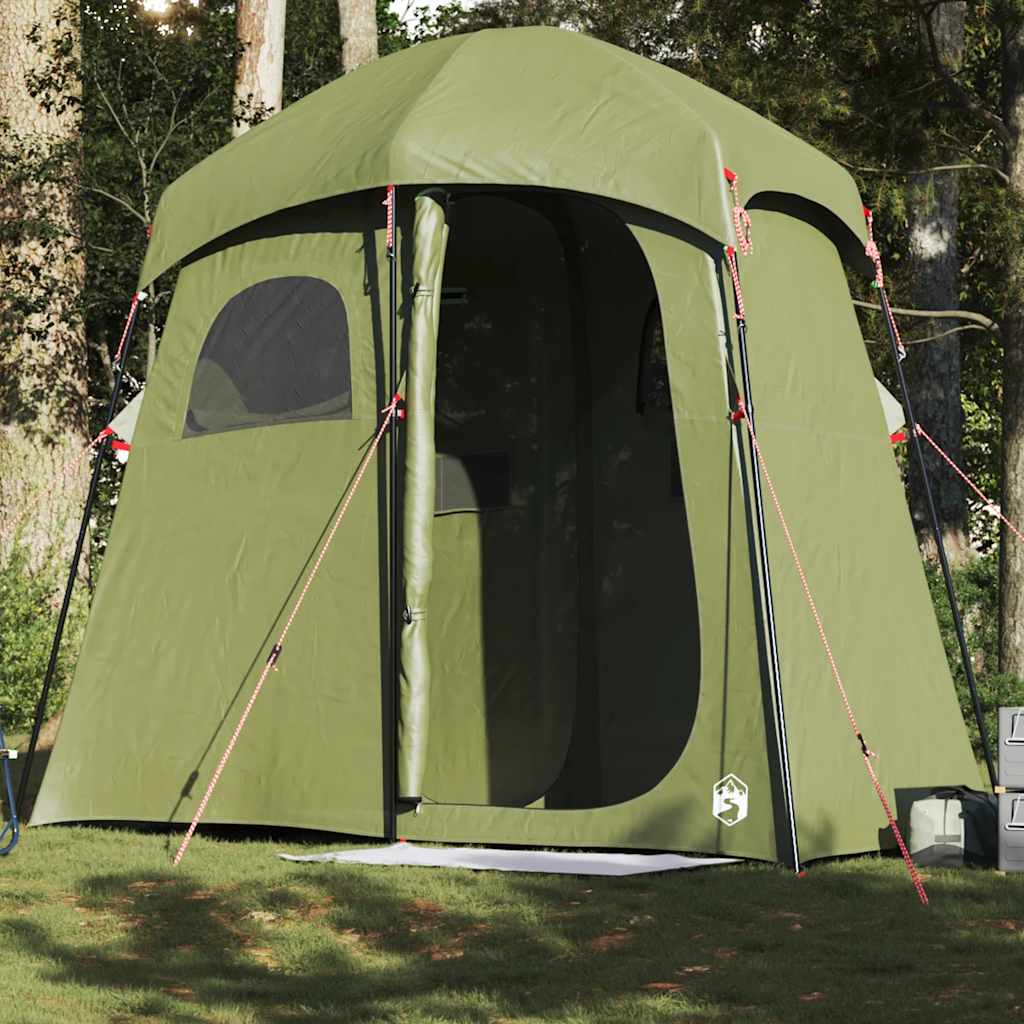 Vetonek Tienda de ducha para 2 personas impermeable verde oliva