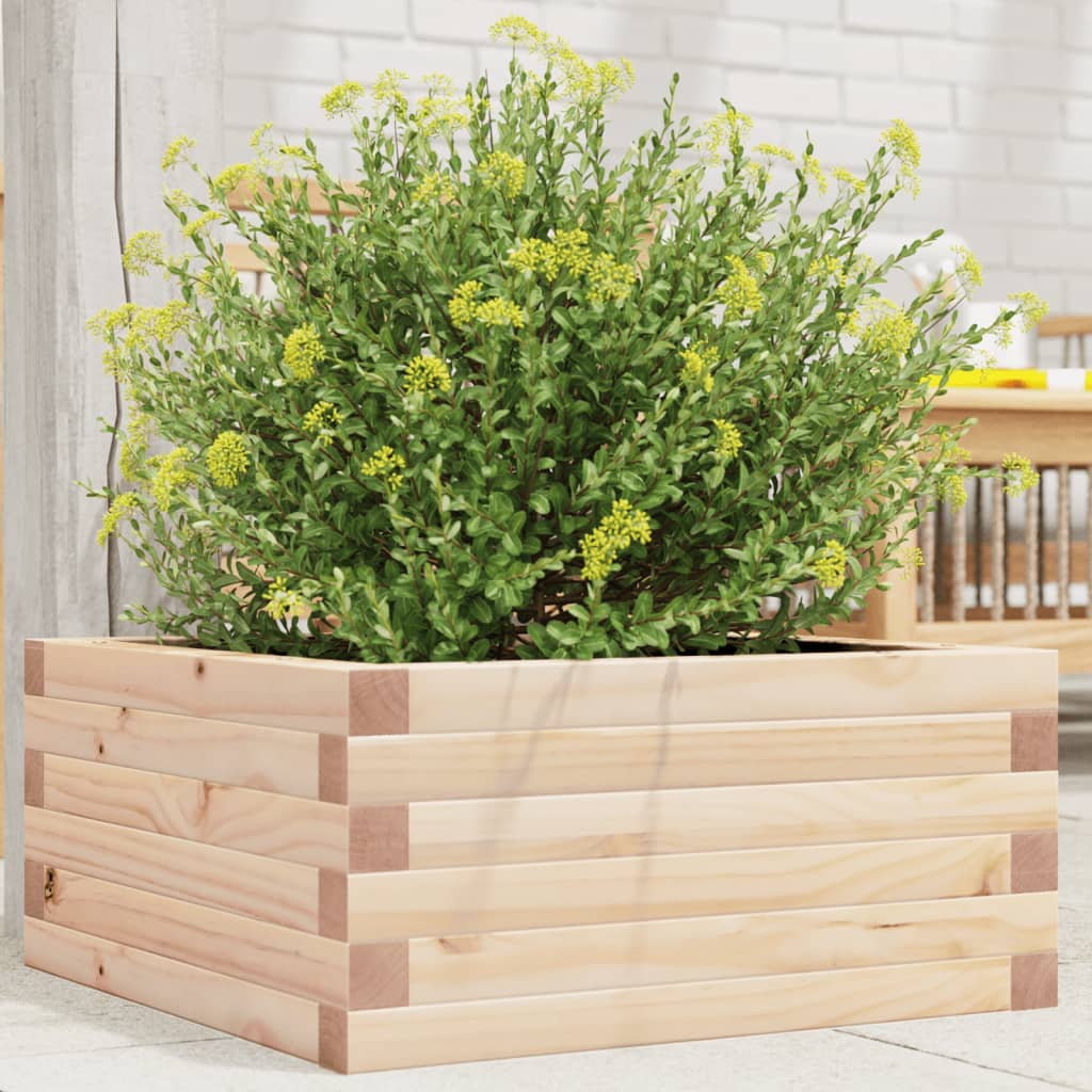 Vetonek Jardinera de madera maciza de pino 50x50x23 cm