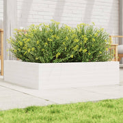 Jardinière en pin blanc massif 90x90x23 cm v9270 Vetonek