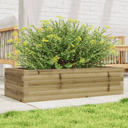 Jardinière en bois de pin imprégné 90x40x23 cm v9508 Vetonek