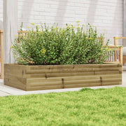 Jardinière en bois de pin imprégné 110x60x23 cm v9652 Vetonek