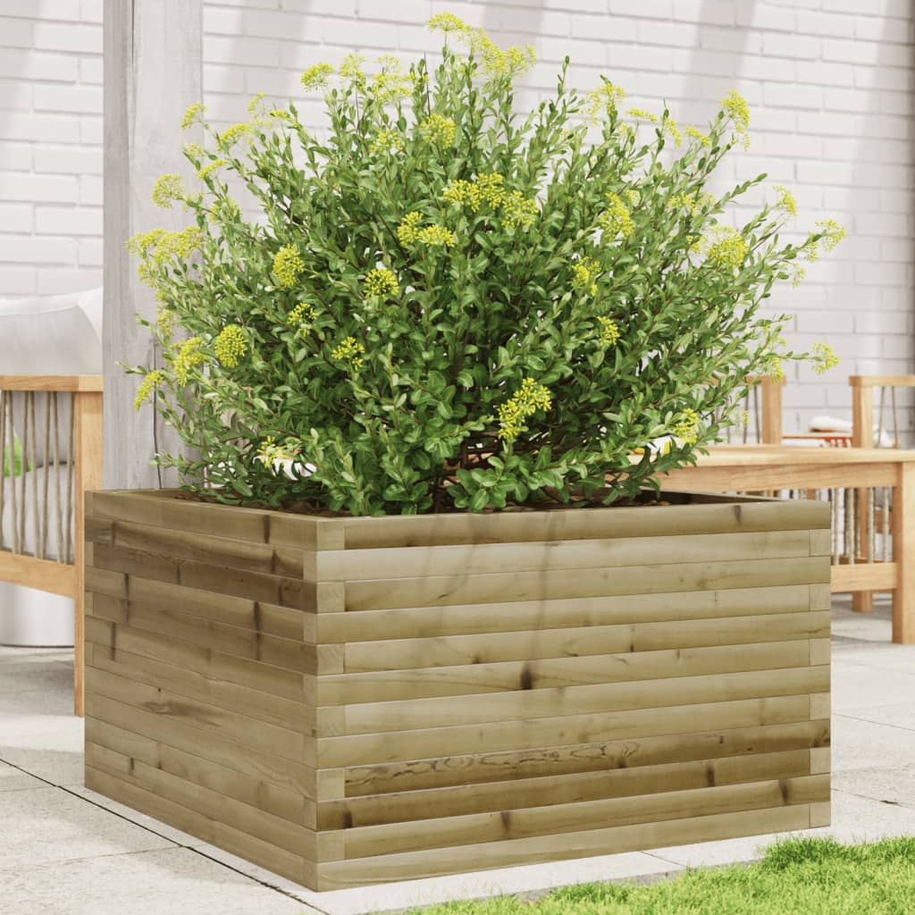 Vetonek Jardinera de madera de pino impregnada 80x80x45,5 cm