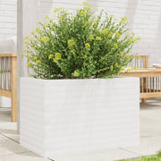 Jardinière en pin blanc massif 70x40x45,5 cm v9874 Vetonek