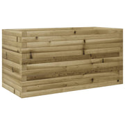 Jardinière en bois de pin imprégné Vetonek 90x40x45,5 cm