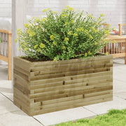 Jardinière en bois de pin imprégné 90x40x45,5 cm v9959 - Vetonek