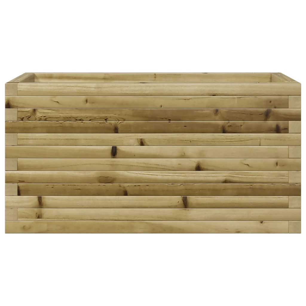 Jardinière en bois de pin imprégné 90x40x45,5 cm v9959 - Vetonek