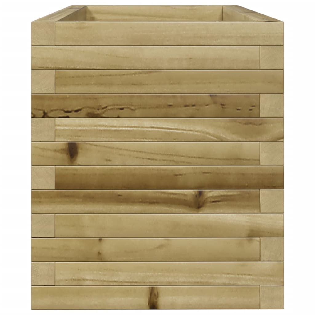 Jardinière en bois de pin imprégné 90x40x45,5 cm v9959 - Vetonek