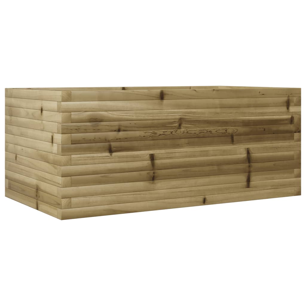 Jardinière en bois de pin imprégné Vetonek 110x60x45,5 cm