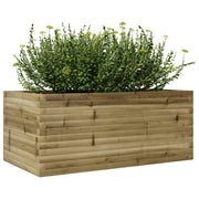 Jardinière en bois de pin imprégné 110x60x45,5 cm v0108 - Vetonek