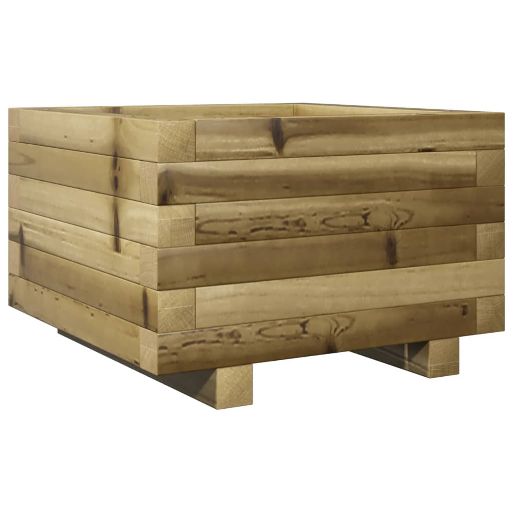 Jardinière en bois de pin imprégné Vetonek 40x40x26,5 cm