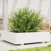 Jardinière en pin blanc massif 90x90x26,5 cm v0375 Vetonek