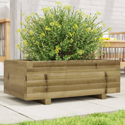 Jardinière en bois de pin imprégné 70x40x26,5 cm v0559 Vetonek