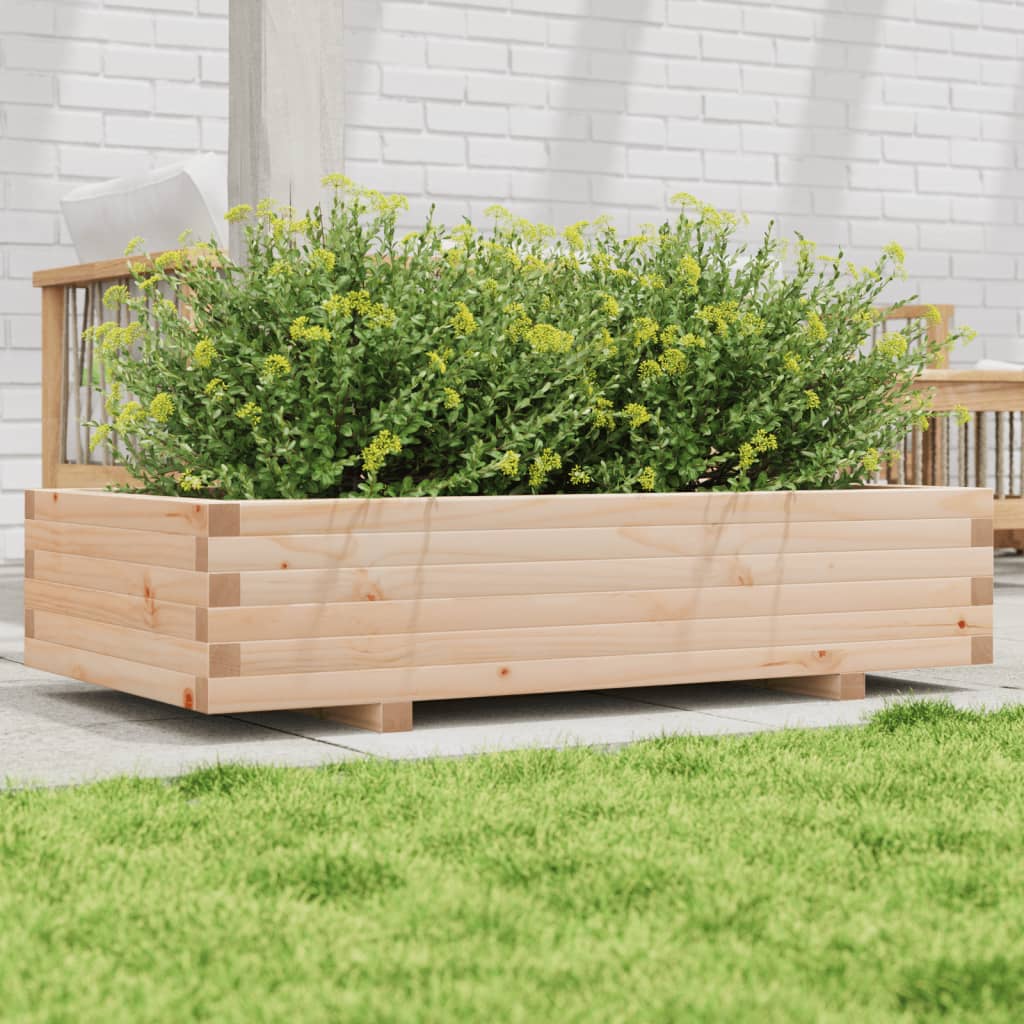 Vetonek Jardinera de madera maciza de pino 110x60x26,5 cm