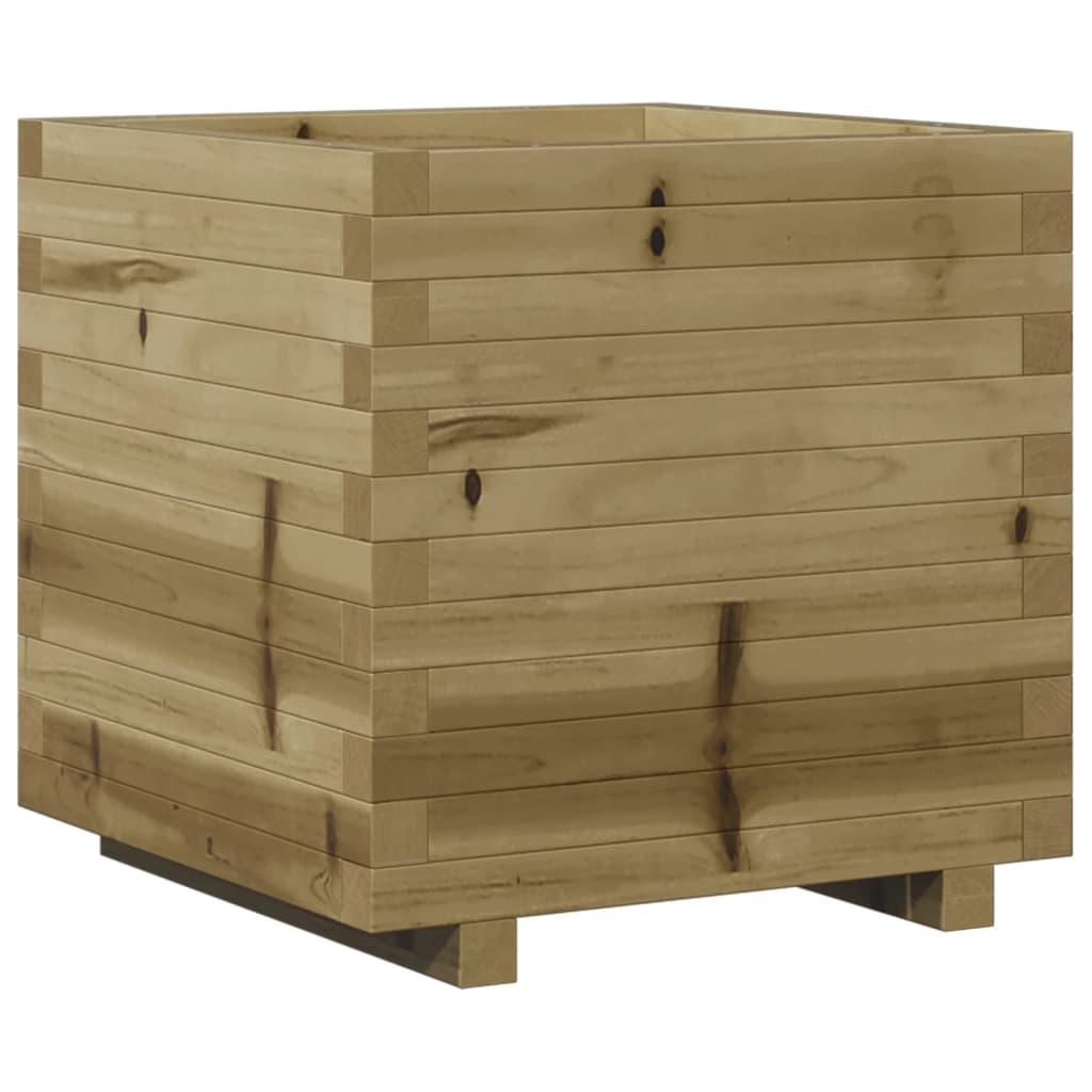 Jardinière en bois de pin imprégné Vetonek 50x50x49,5 cm