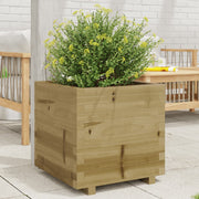 Jardinière en bois de pin imprégné 50x50x49,5 cm v0801 Vetonek