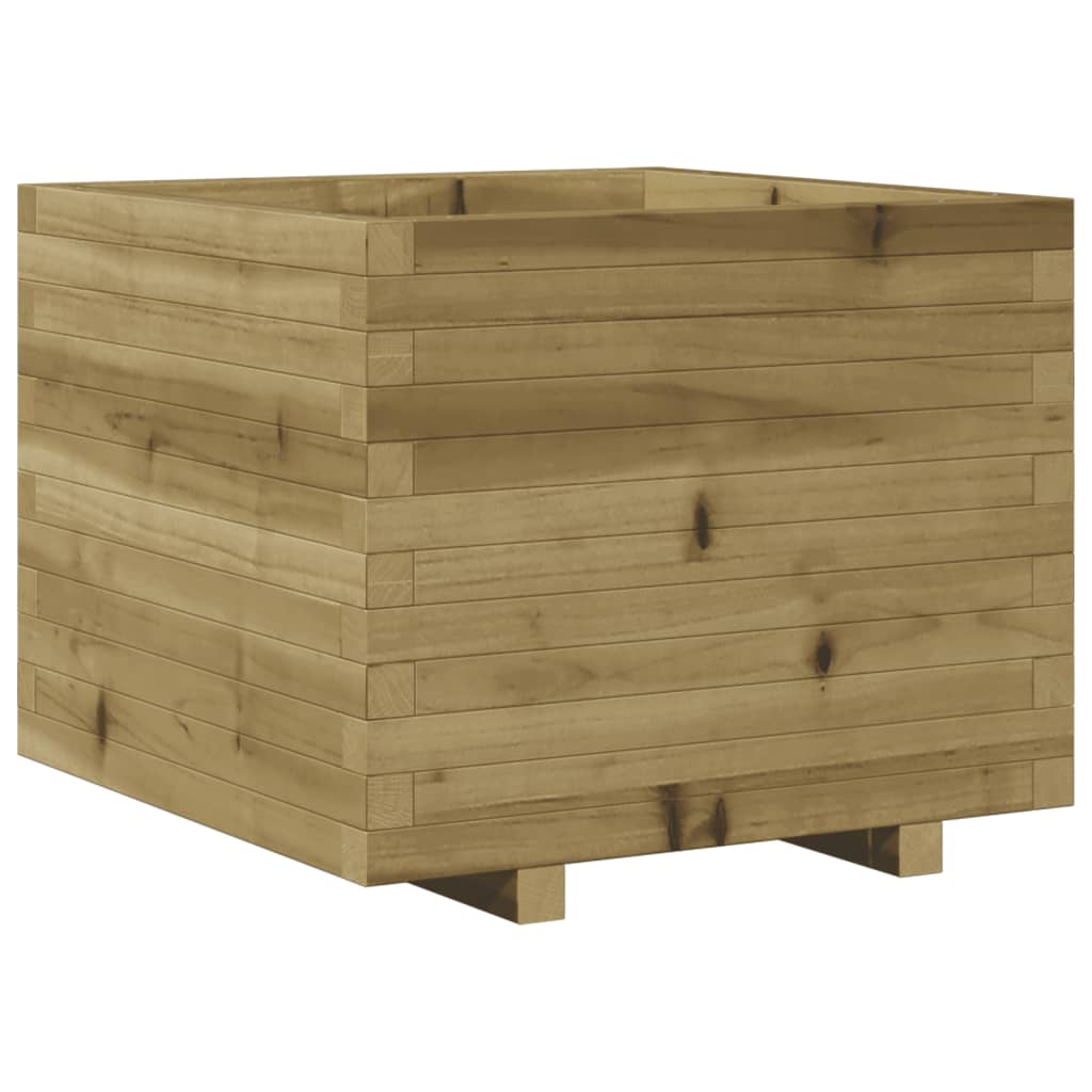 Jardinière en bois de pin imprégné Vetonek 60x60x49,5 cm
